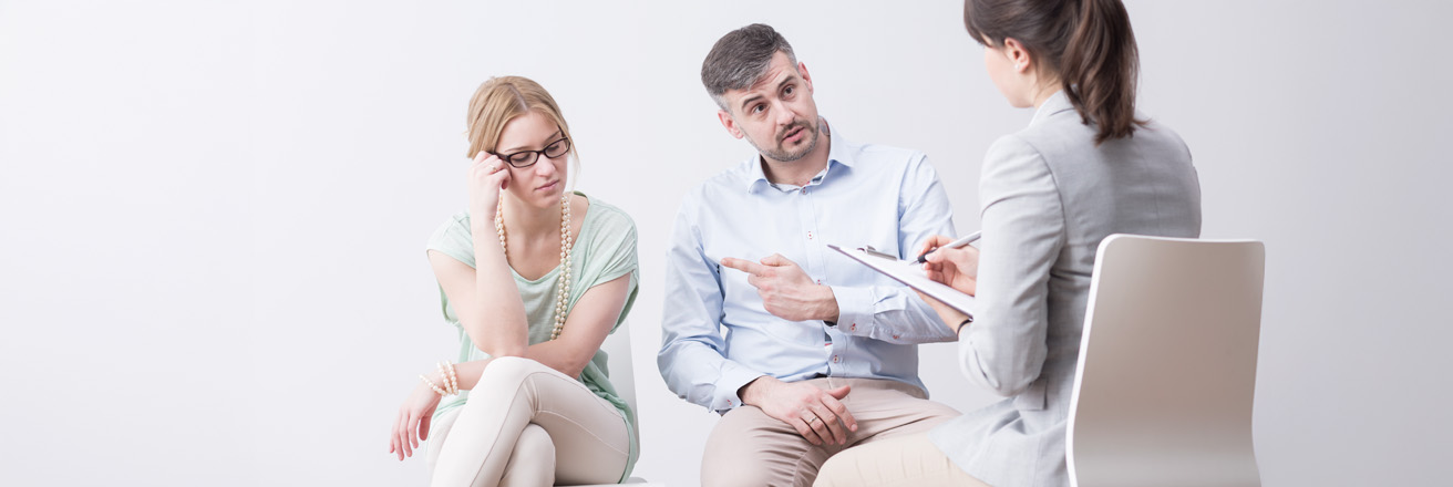 husban blaming wife for all that went wrong in therapy