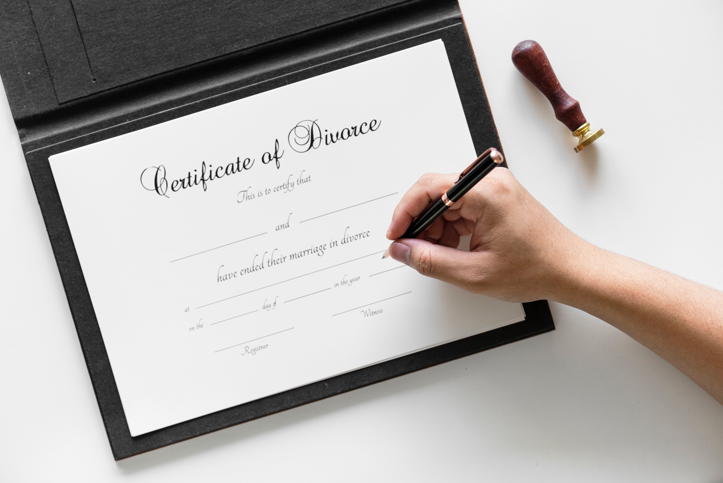 blank divorce document 1011325