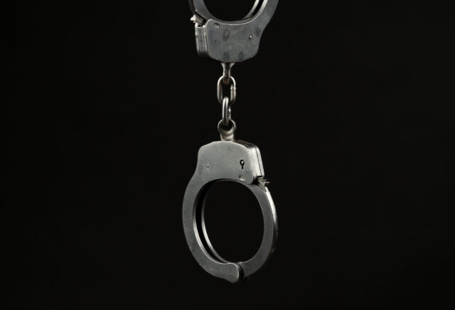 metal handcuffs